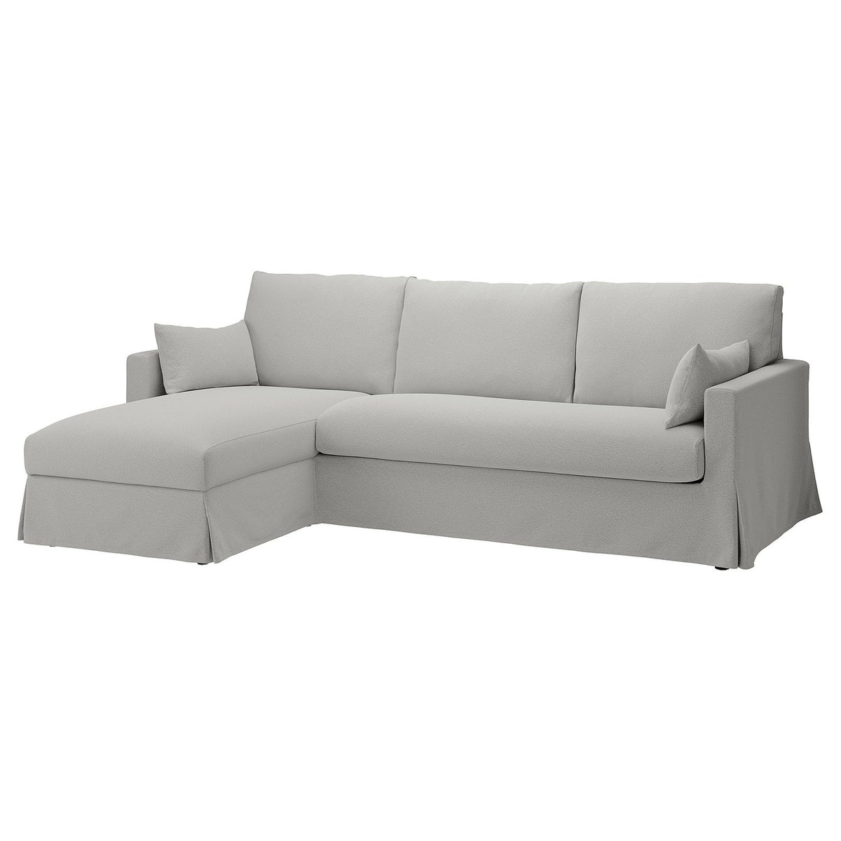HYLTARP 3-seat sofa w chaise longue, left