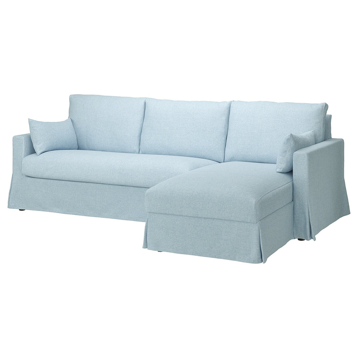 HYLTARP 3-seat sofa w chaise longue, right