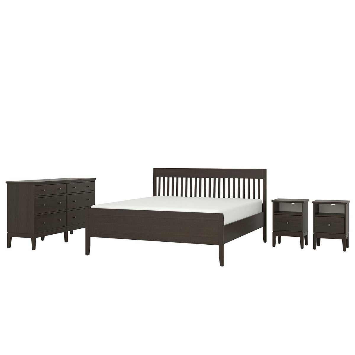 IDANÄS bedroom furniture, set of 4