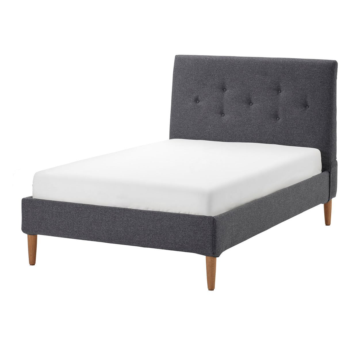 IDANÄS upholstered bed frame, 120x200 cm