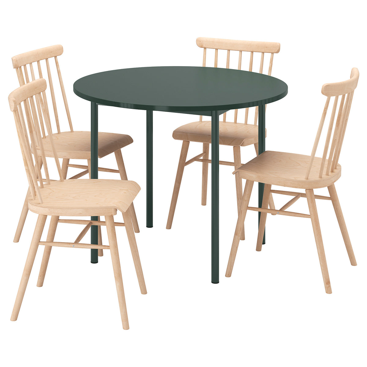 IKEA PS 2026 / HÖGVED table and 4 chairs, 96 cm