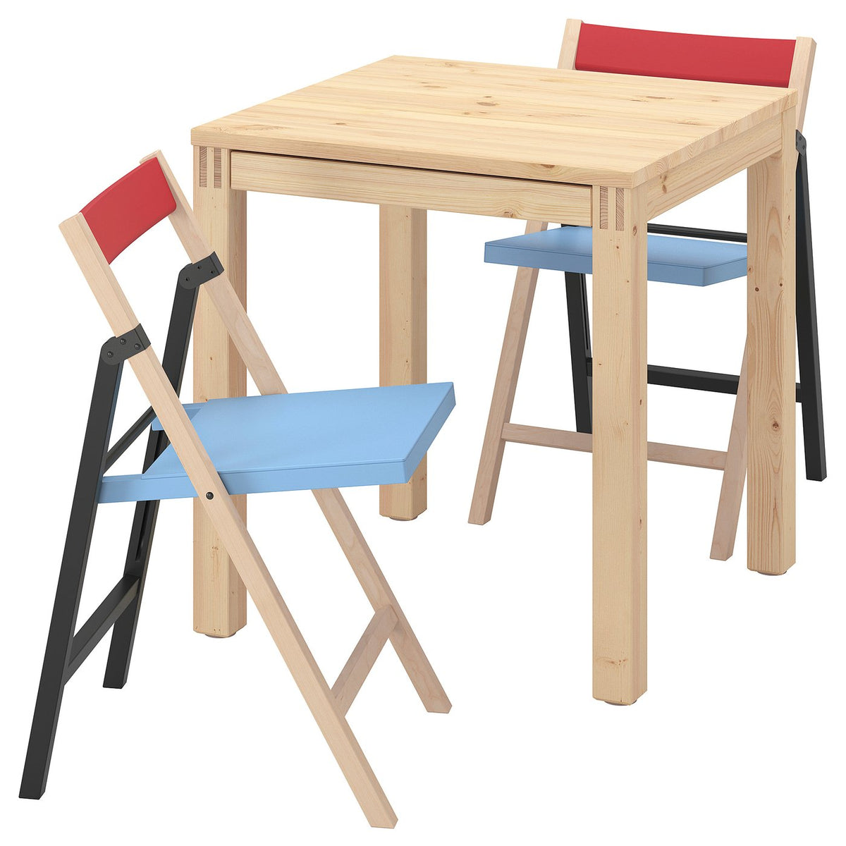 IKEA PS 2026 Table and 2 folding chairs
