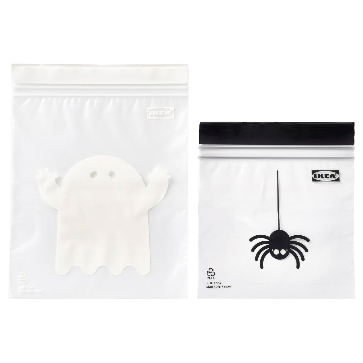 ISTAD resealable bag, 0.3/0.8 l