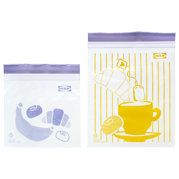 ISTAD resealable bag, 0.3/0.8 l