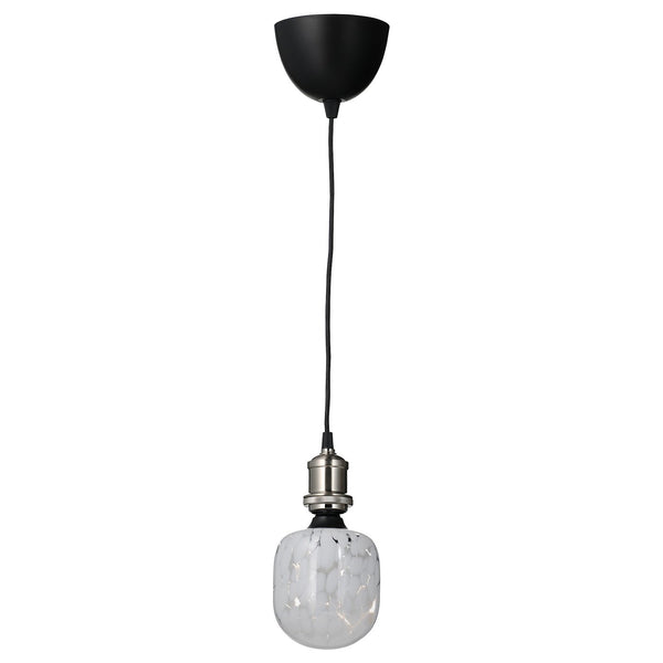 JÄLLBY / MOLNART pendant lamp with light bulb
