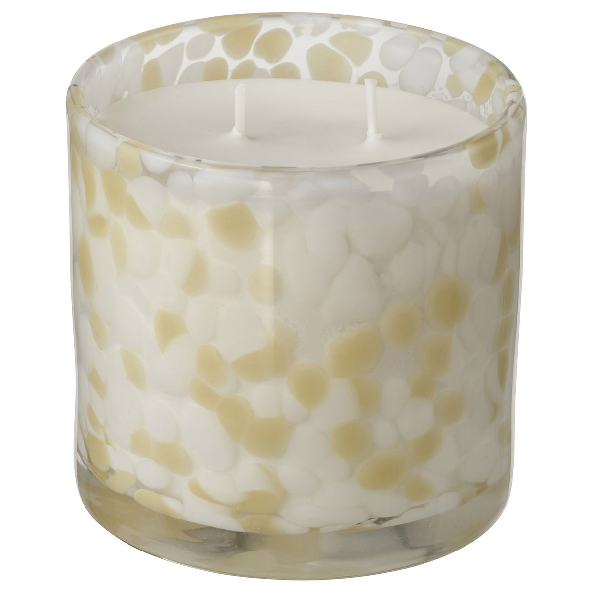 JÄMLIK scented candle in glass, 2 wicks