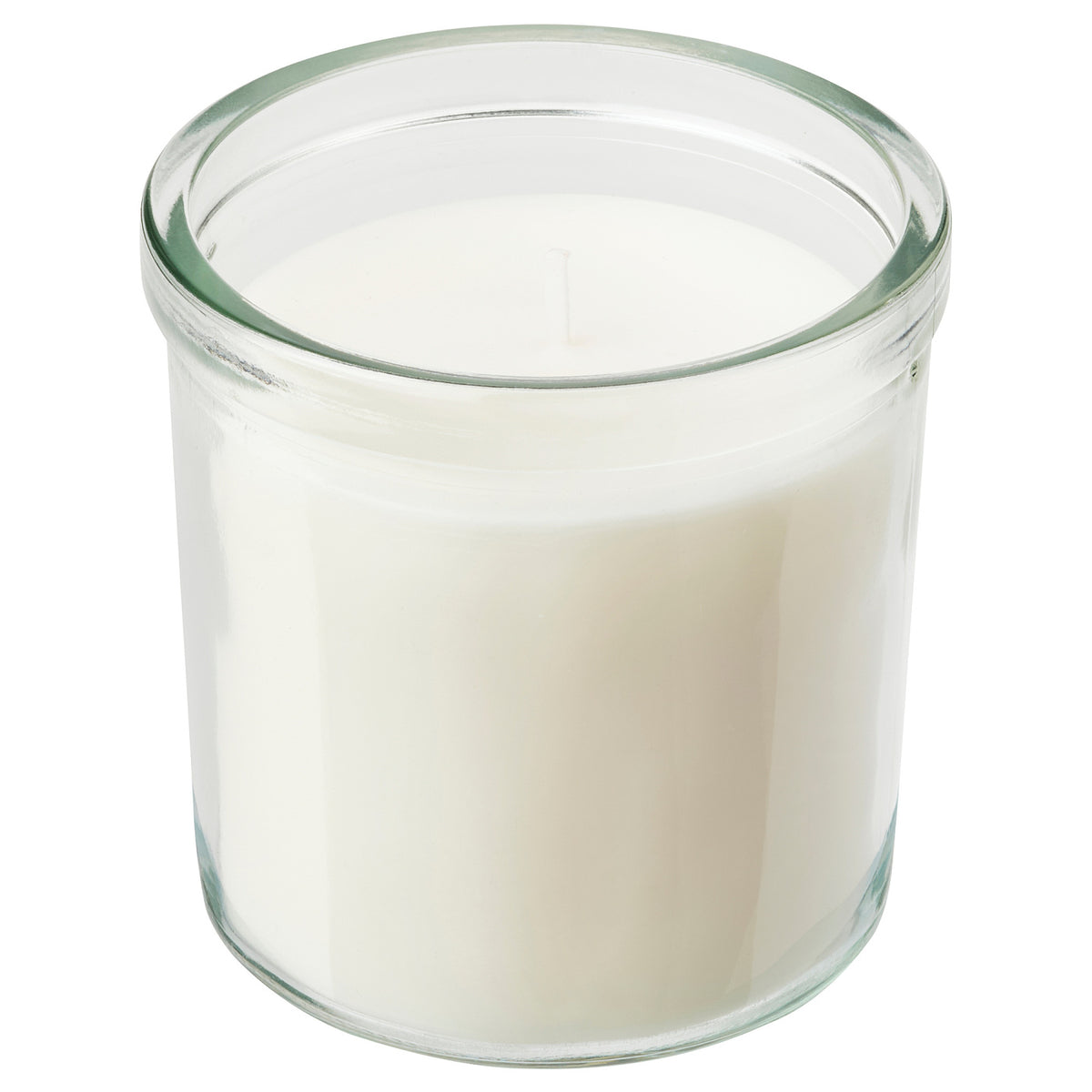 JÄMLIK scented candle in glass, 40 hr
