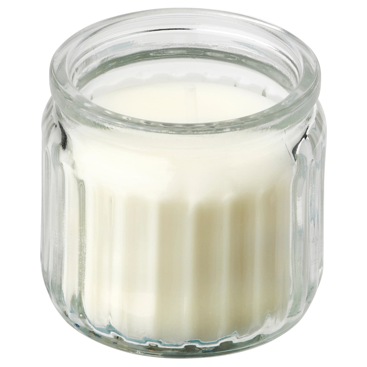 JÄMLIK scented candle in glass, 12 hr