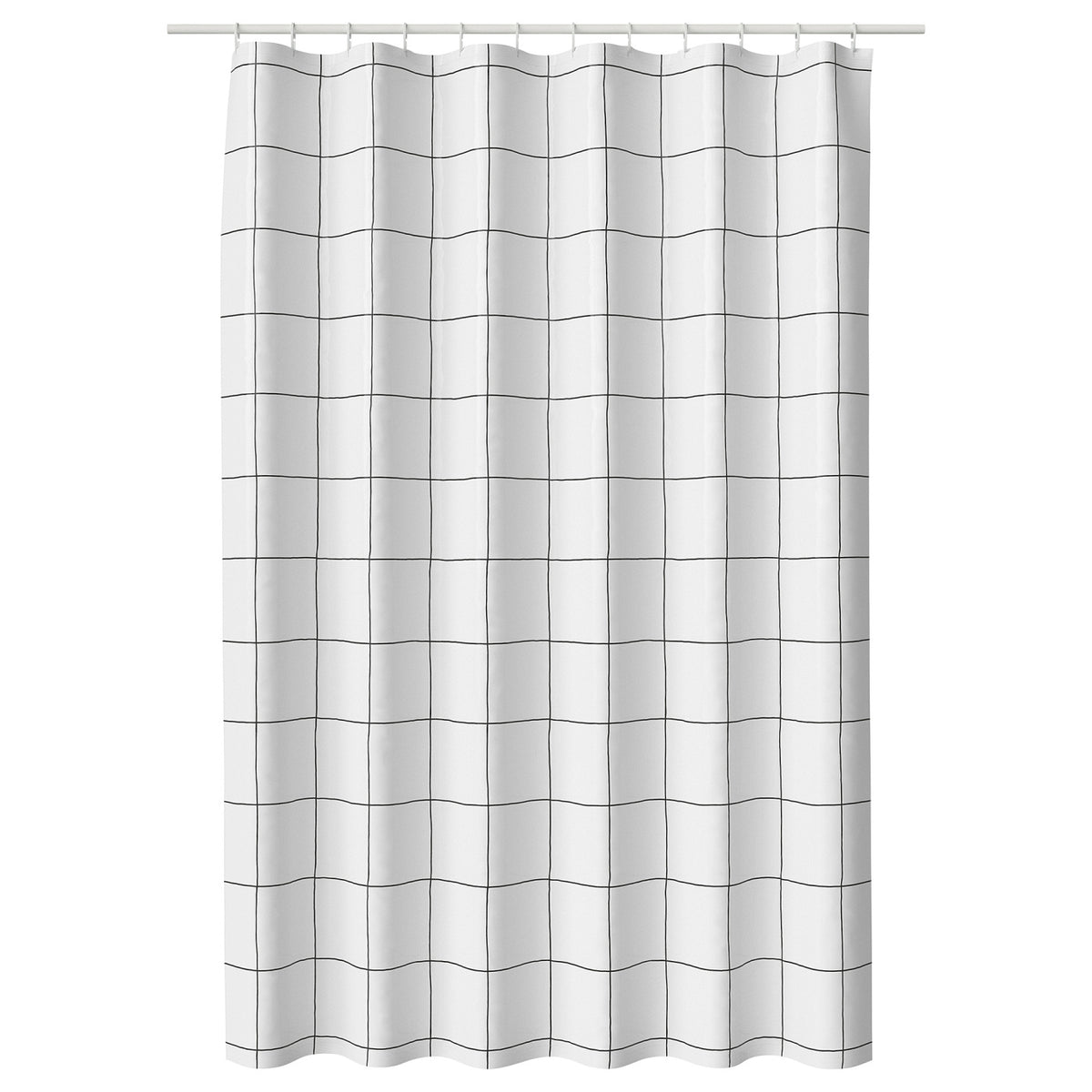 JÄMTSTARR shower curtain, 180x200 cm
