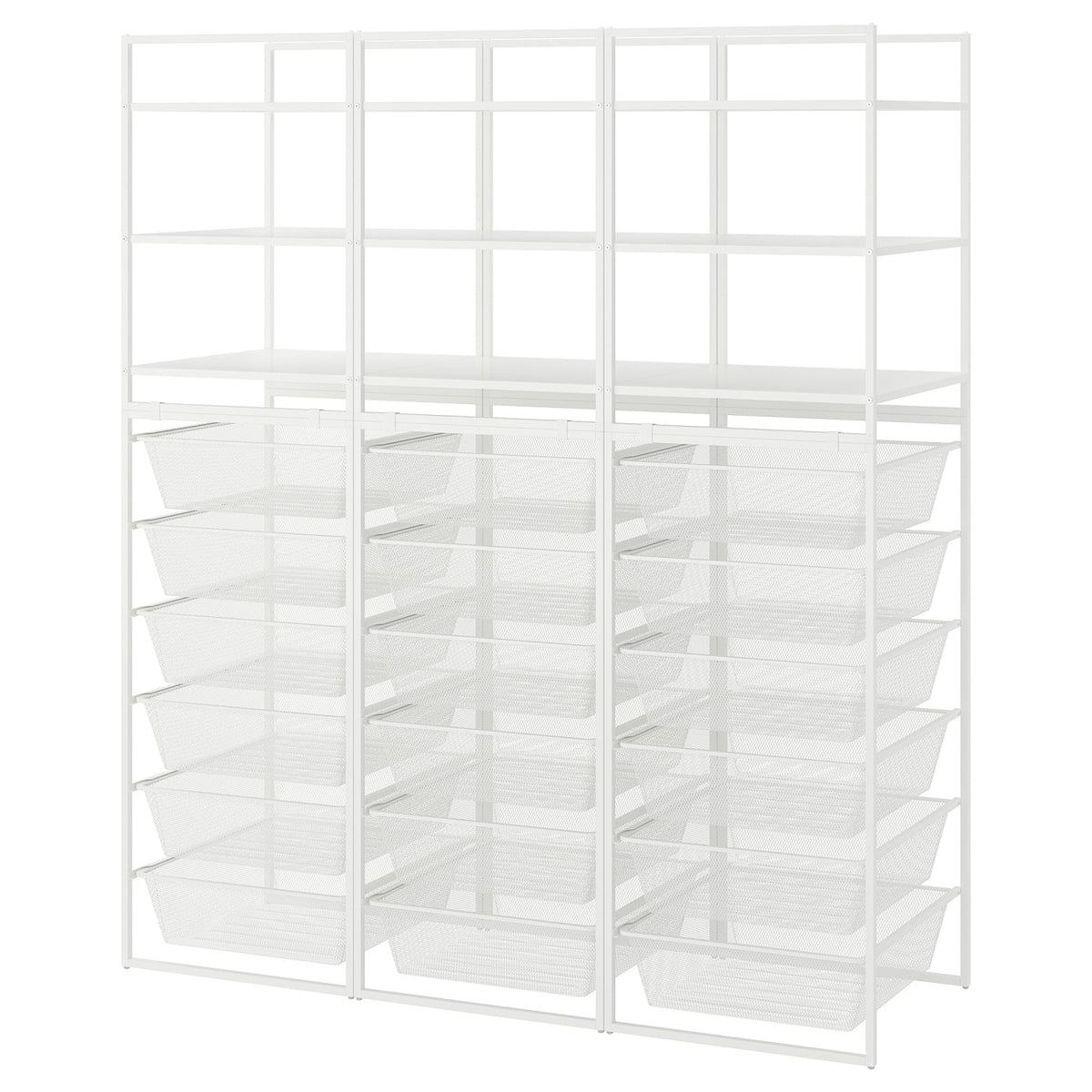 JONAXEL open storage combination, 148x51x173 cm