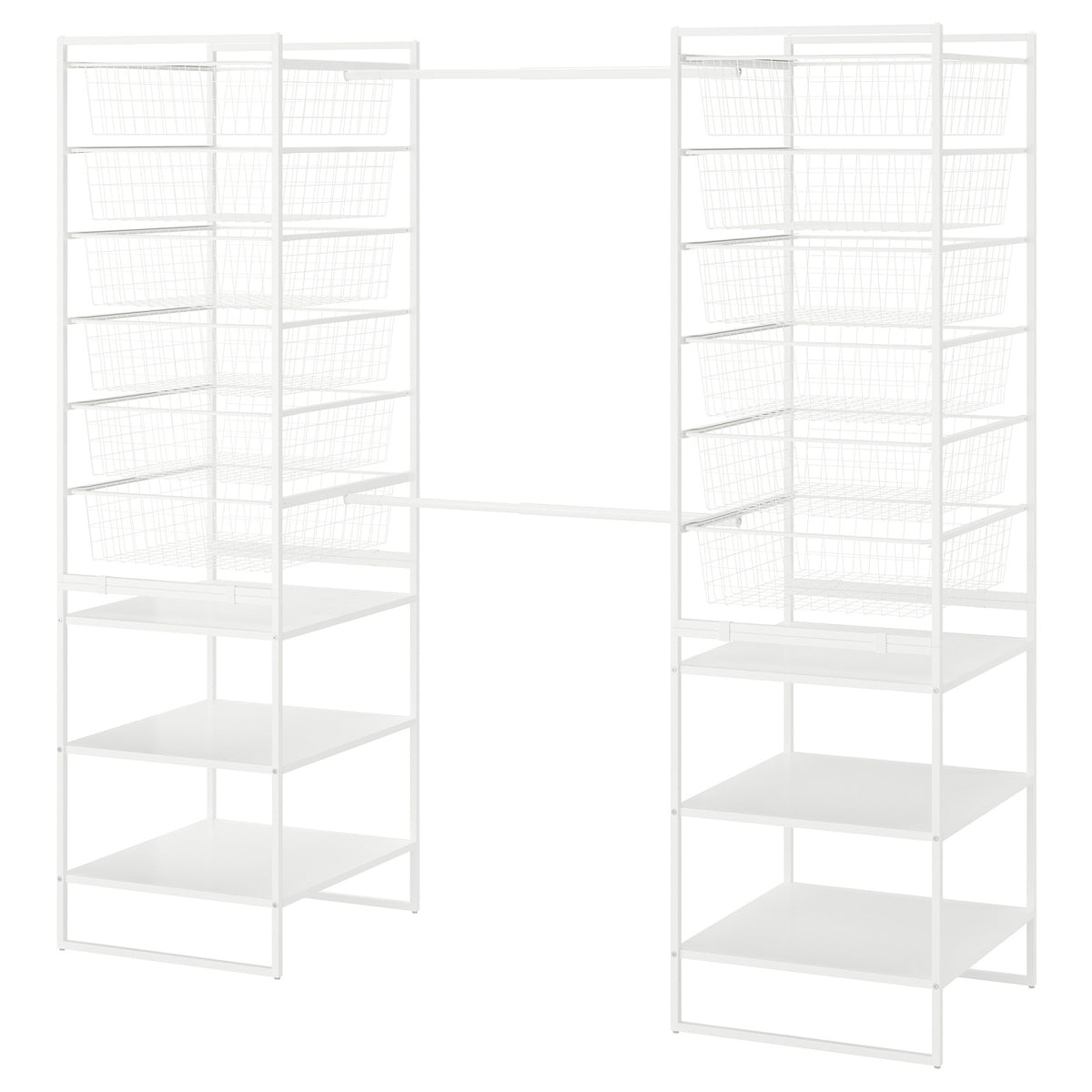 JONAXEL wardrobe combination, 142-178x51x173 cm