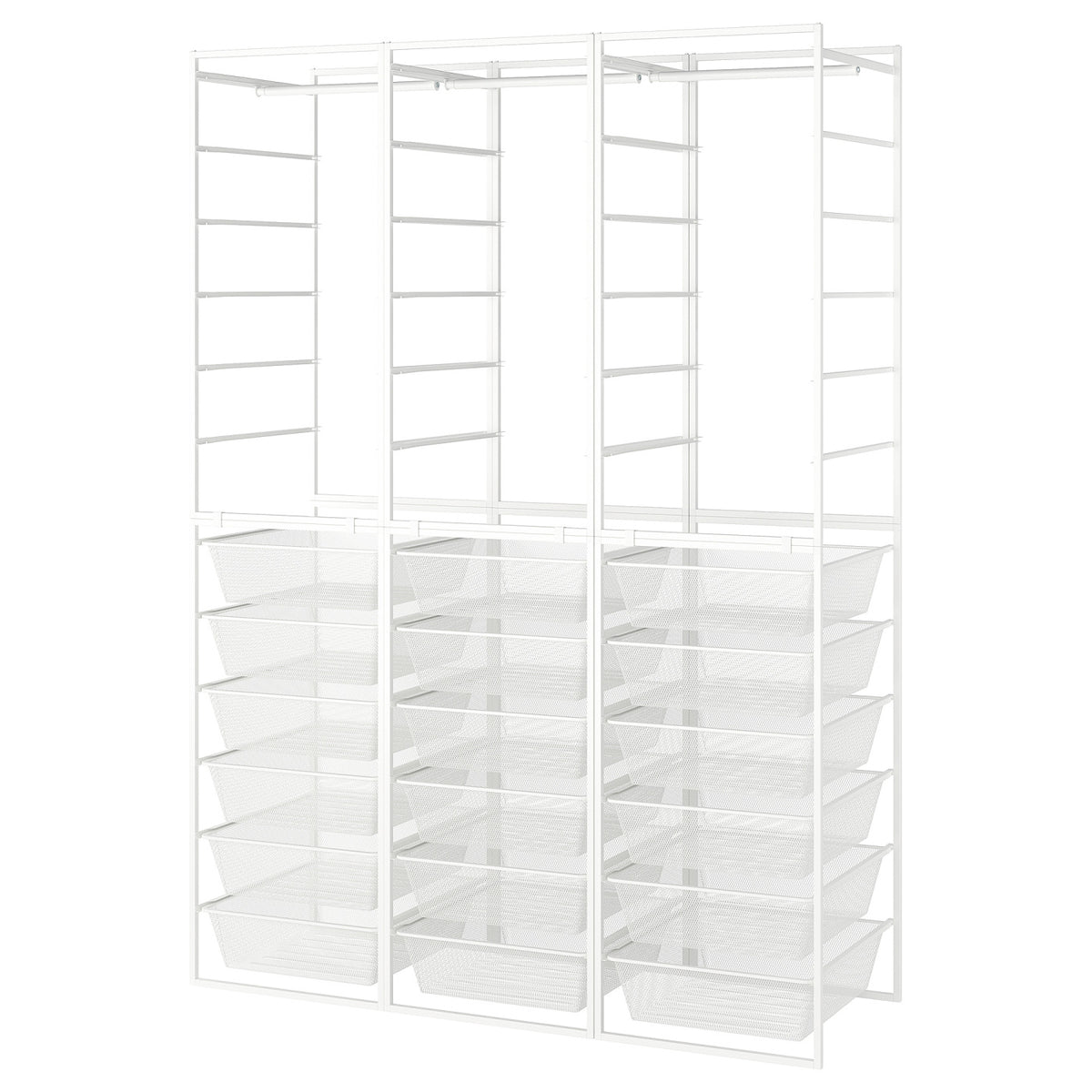 JONAXEL wardrobe combination, 148x51x207 cm