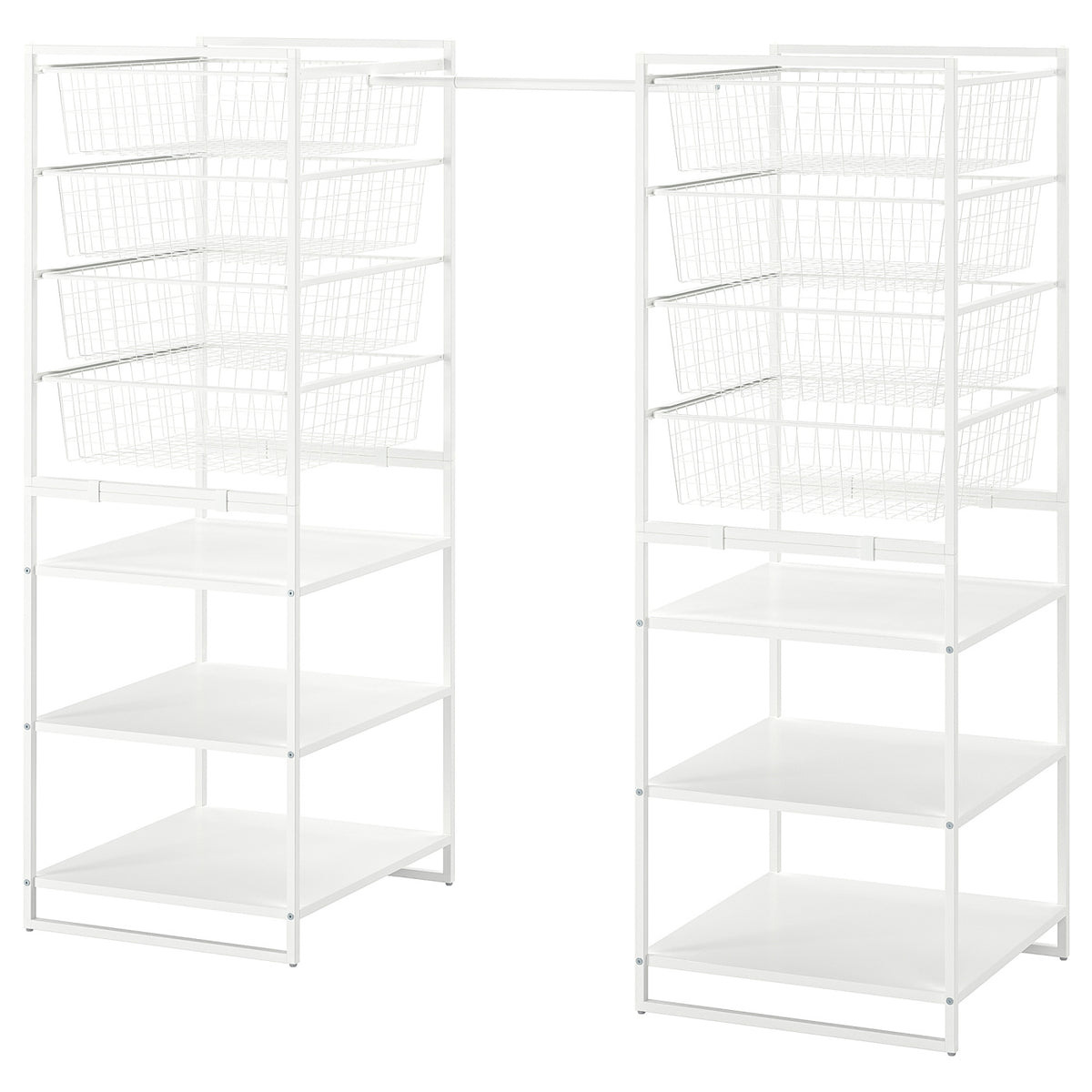 JONAXEL wardrobe combination, 142-178x51x139 cm