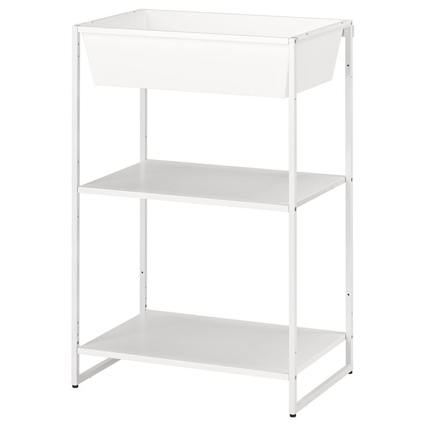 JOSTEIN shelving unit with container