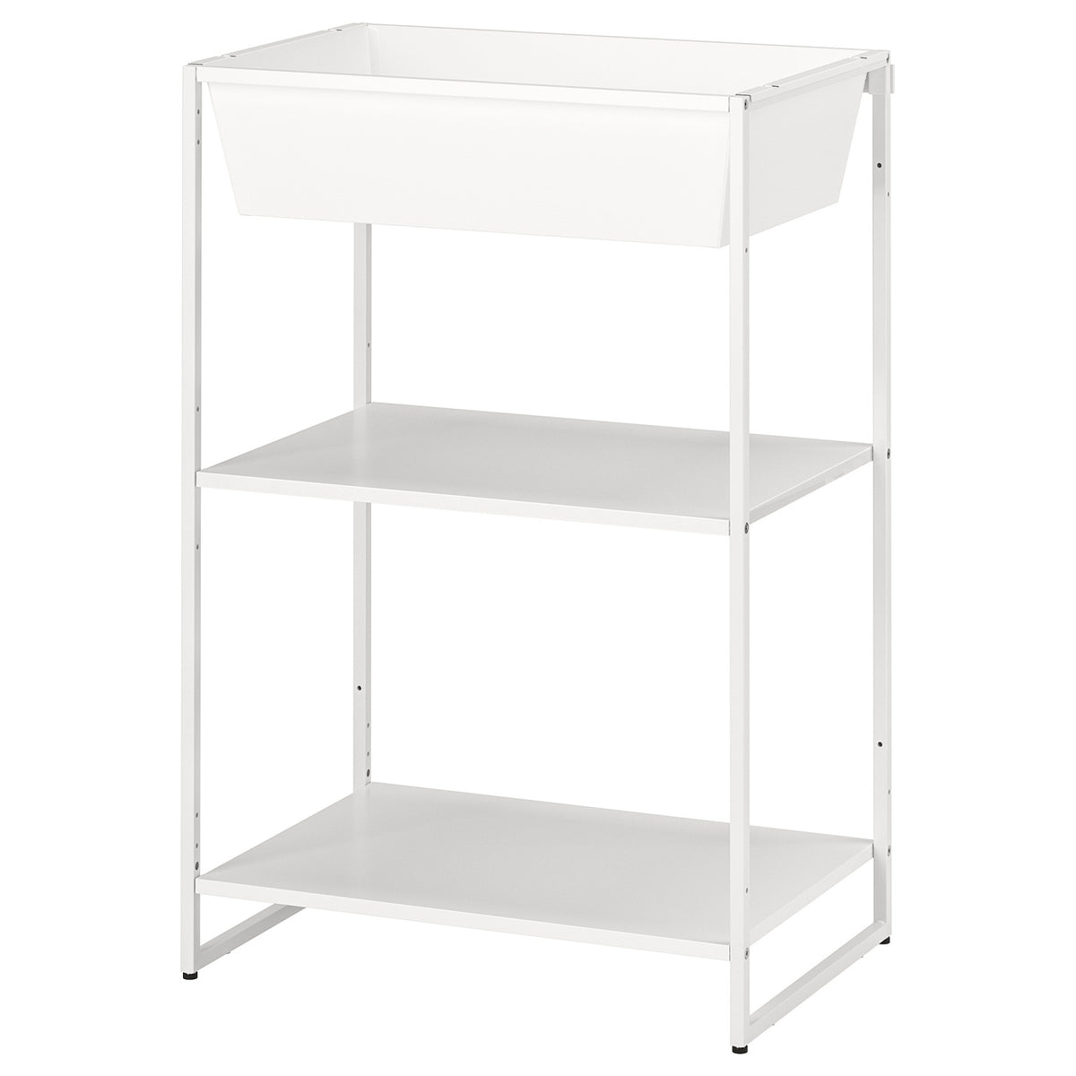 JOSTEIN shelving unit with container, 61x40x90 cm