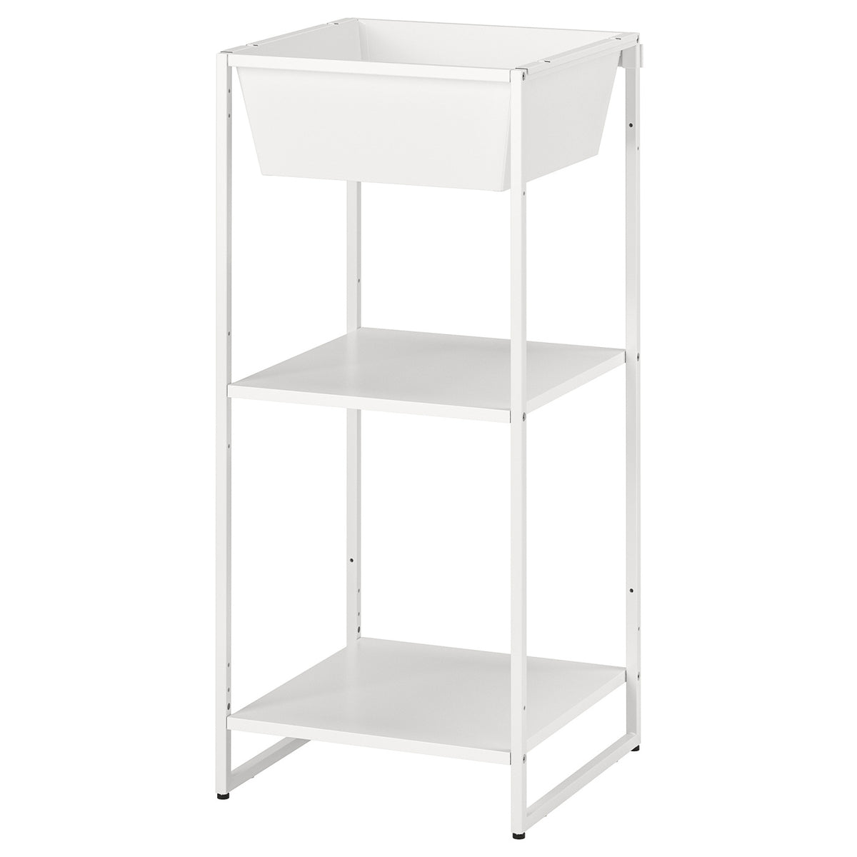 JOSTEIN shelving unit with container, 41x40x90 cm