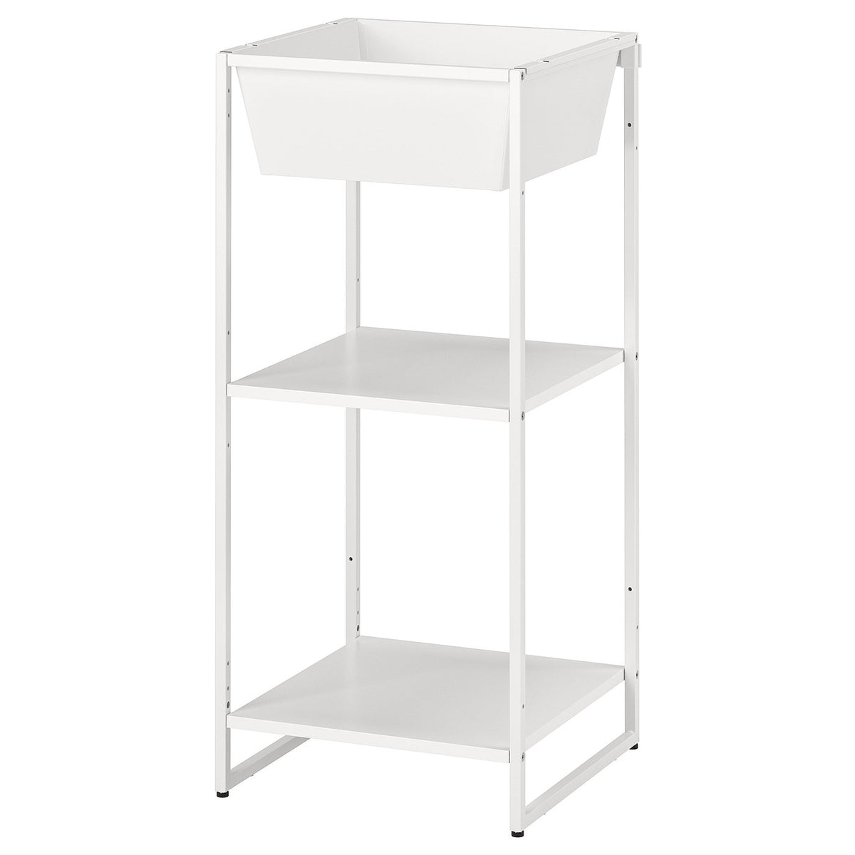 JOSTEIN Shelving unit with container