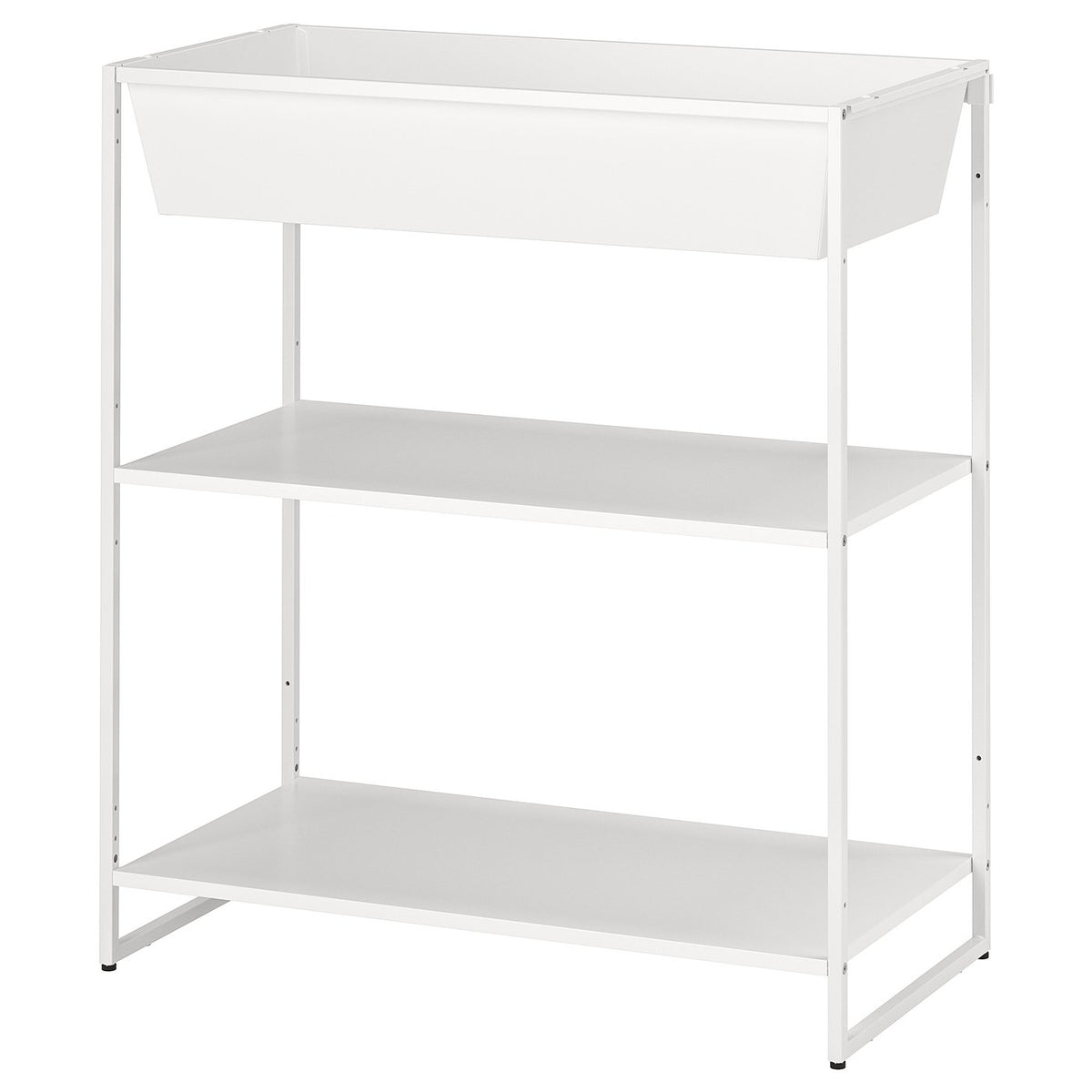JOSTEIN Shelving unit with container