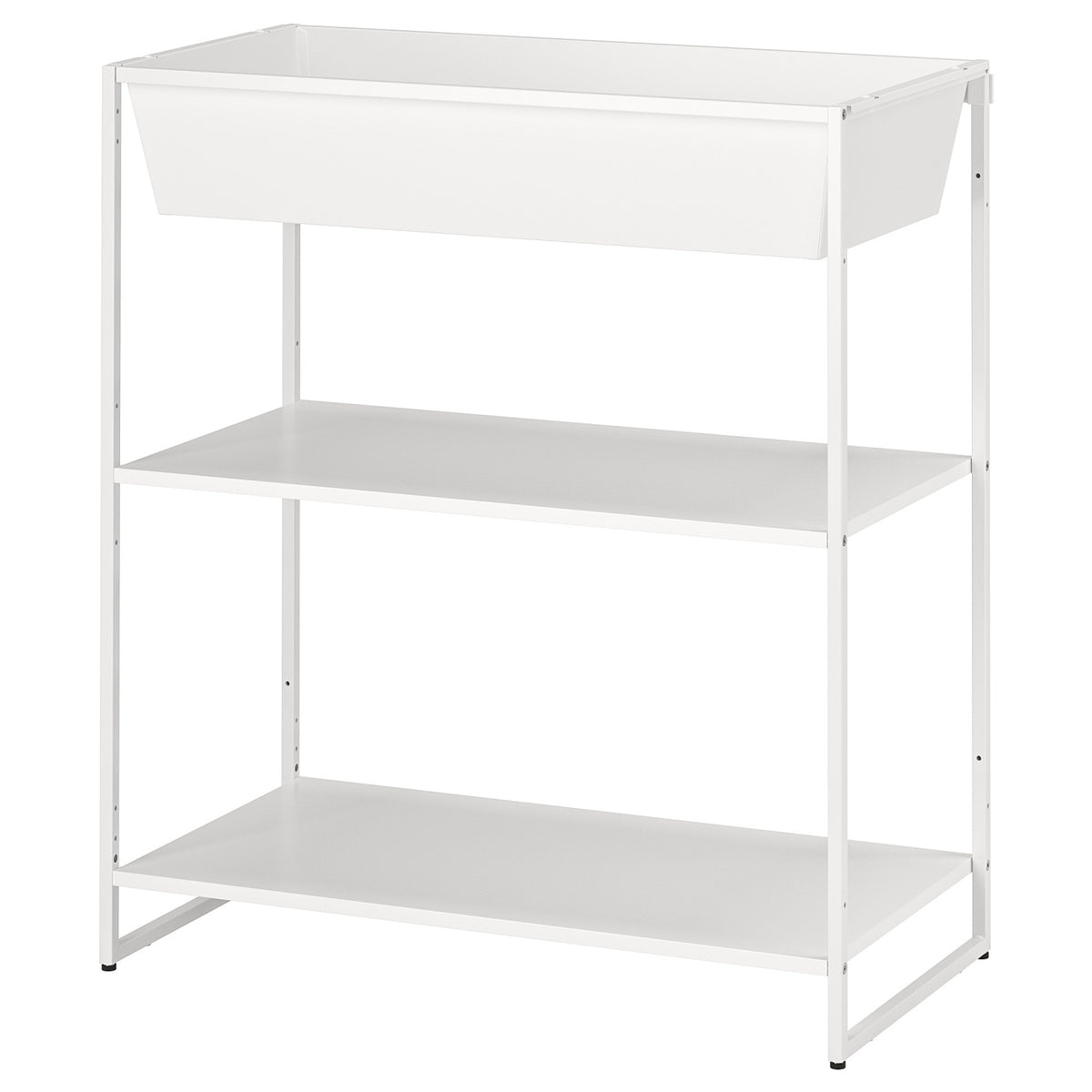 JOSTEIN shelving unit with container, 81x40x90 cm
