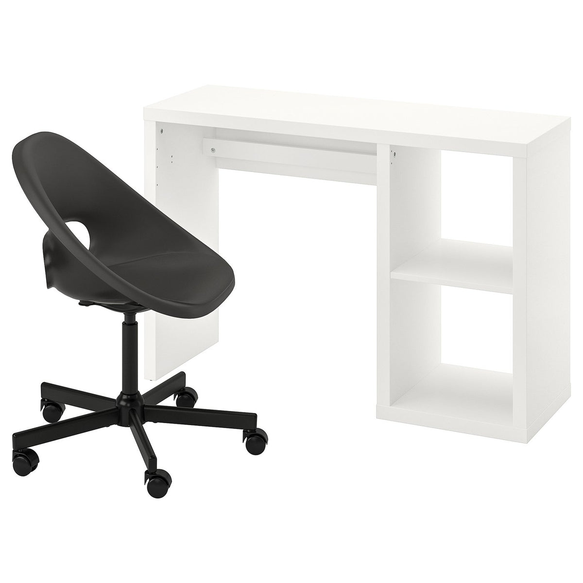 KALLAX / ELDBERGET desk and chair