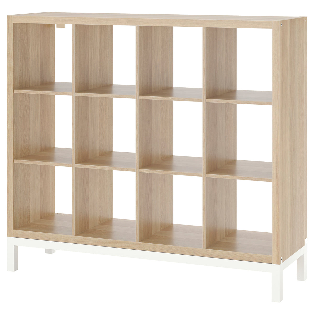 KALLAX shelving unit with underframe, 147x129 cm