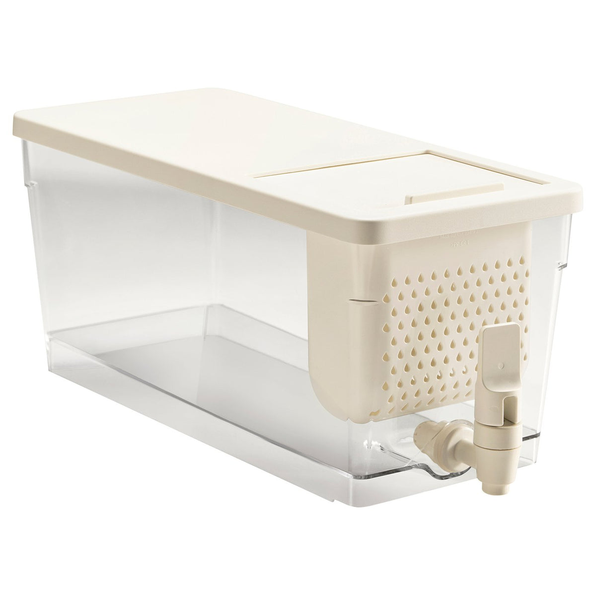 KLIPPKAKTUS Container w tap disp for fridge