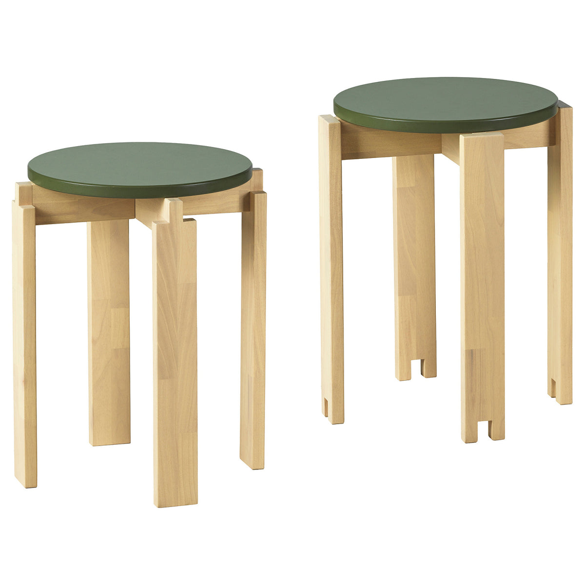 KOMPISHÄNG stool, set of 2, 46 cm
