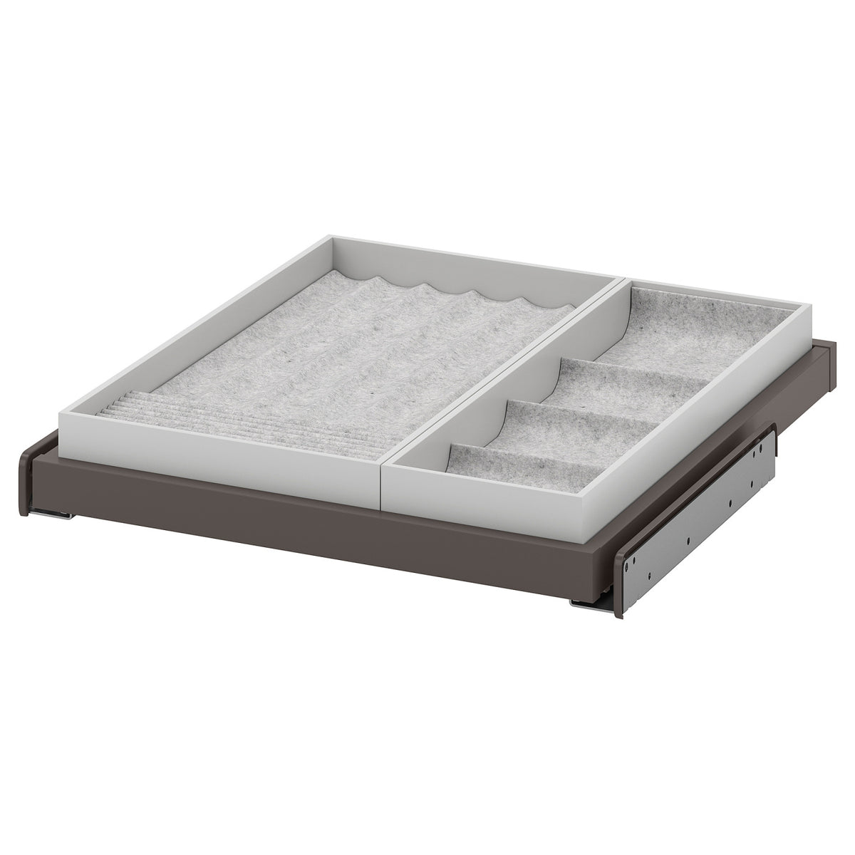KOMPLEMENT pull-out tray with insert, 50x58 cm