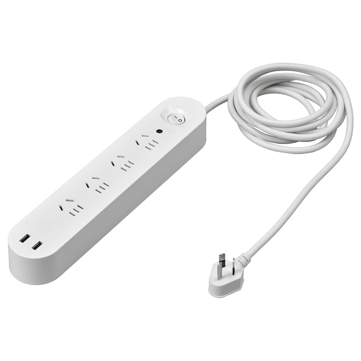KOPPLA 4-way socket with 2 USB ports