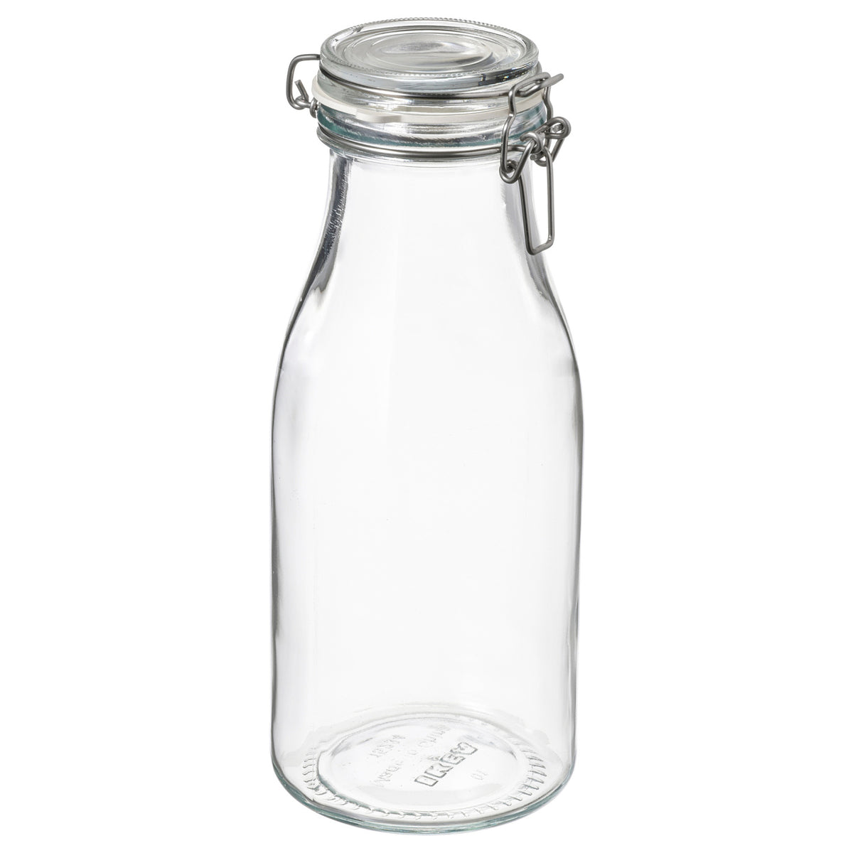 KORKEN bottle shaped jar with lid, 1 l