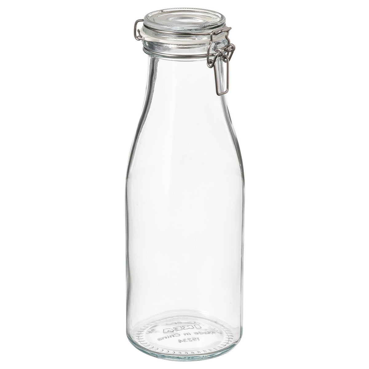 KORKEN Bottle shaped jar with lid