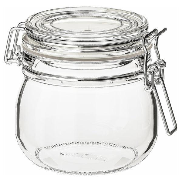 KORKEN jar with lid