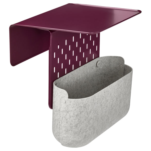 KRAMPHULT / SKÅDIS armrest tray with storage basket