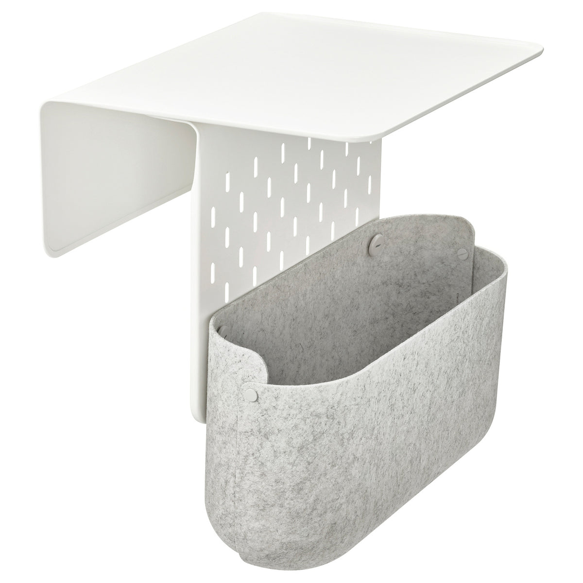 KRAMPHULT / SKÅDIS armrest tray with storage basket