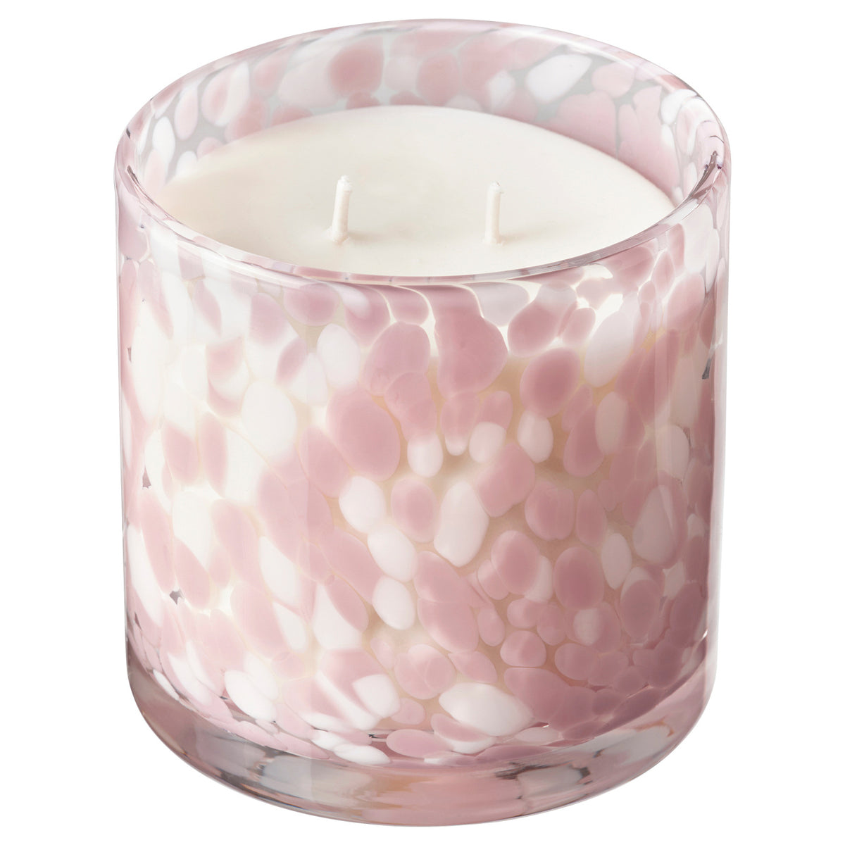 KRONSÅNGARE scented candle in glass, 2 wicks