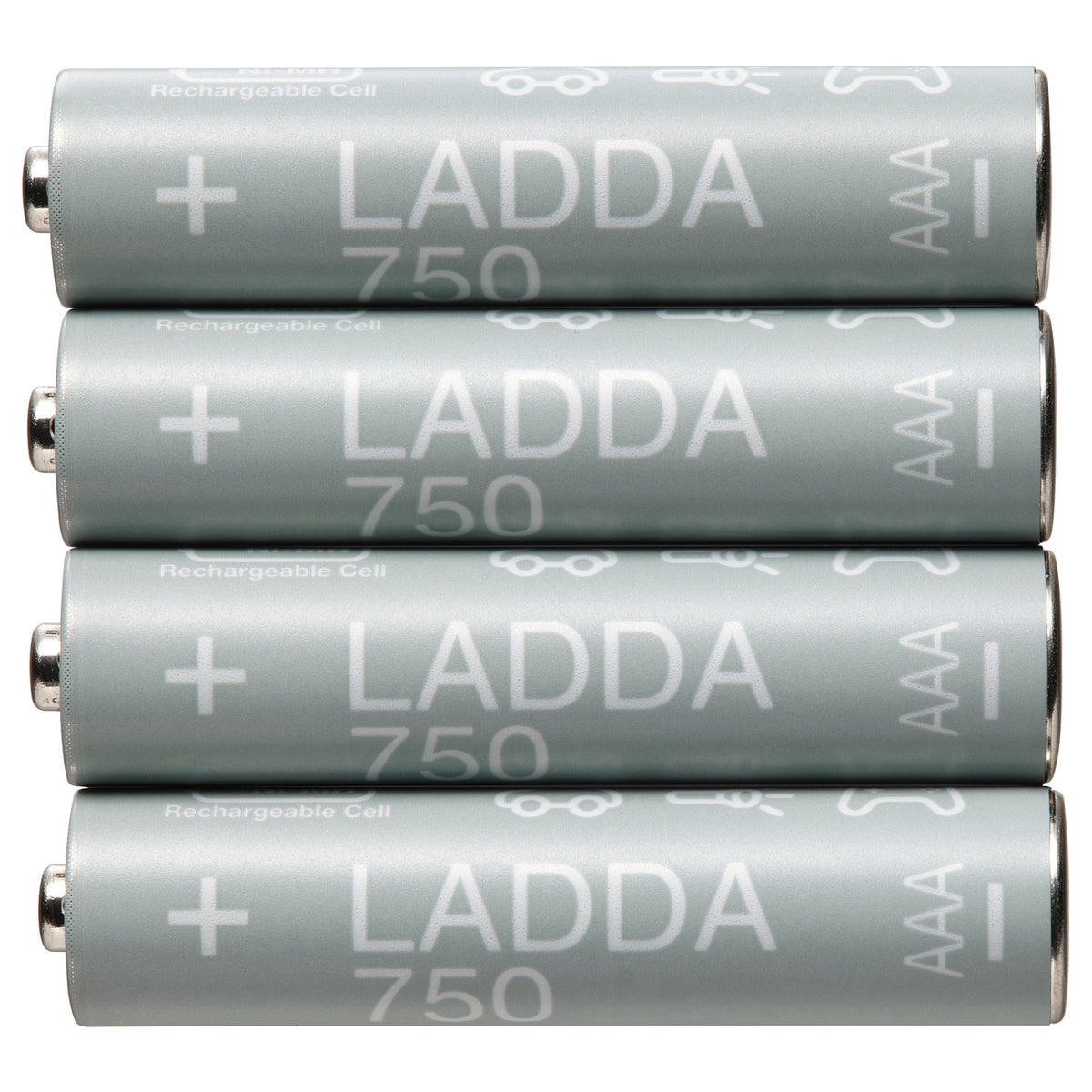 LADDA rechargeable battery, 750mAh