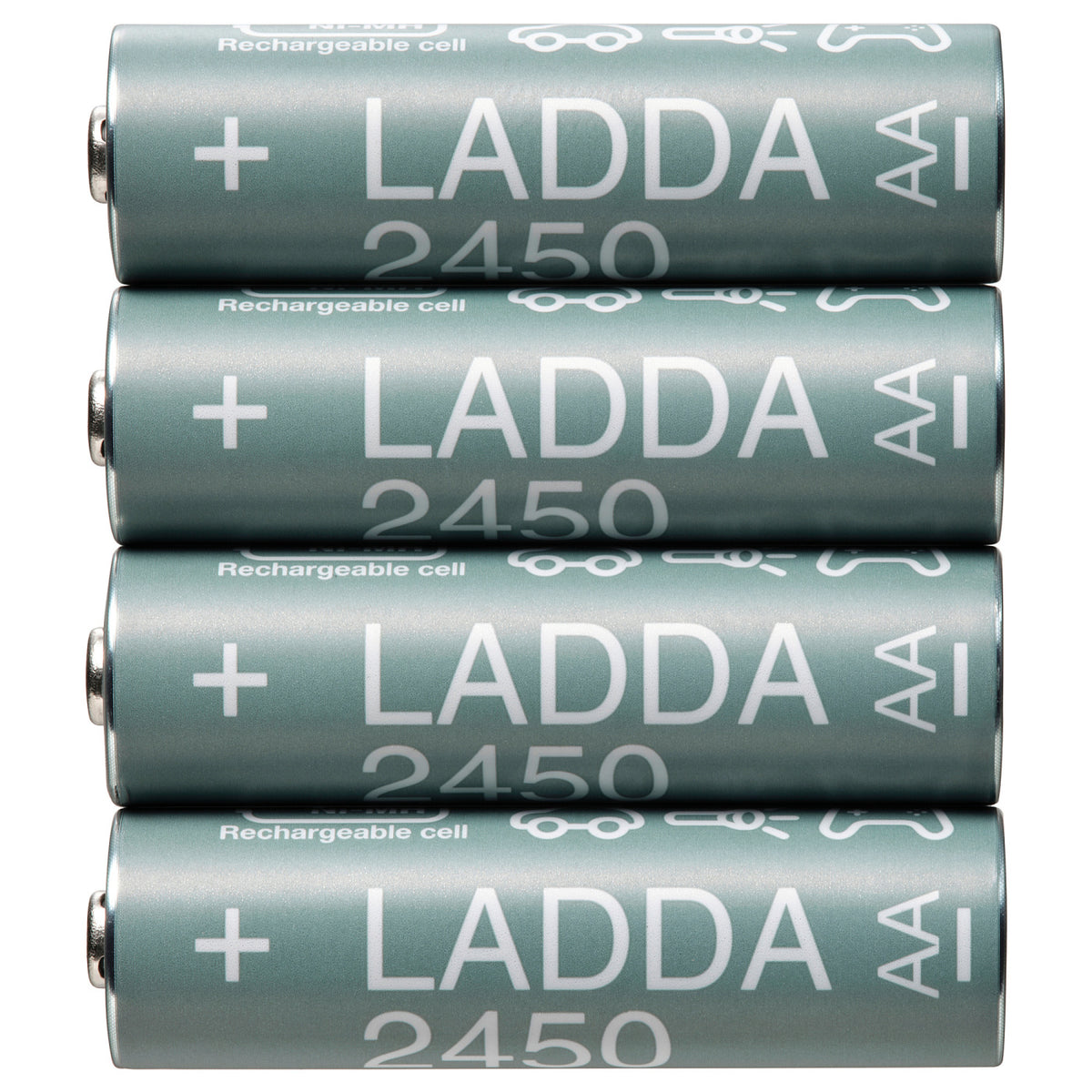 LADDA rechargeable battery, 2450mAh