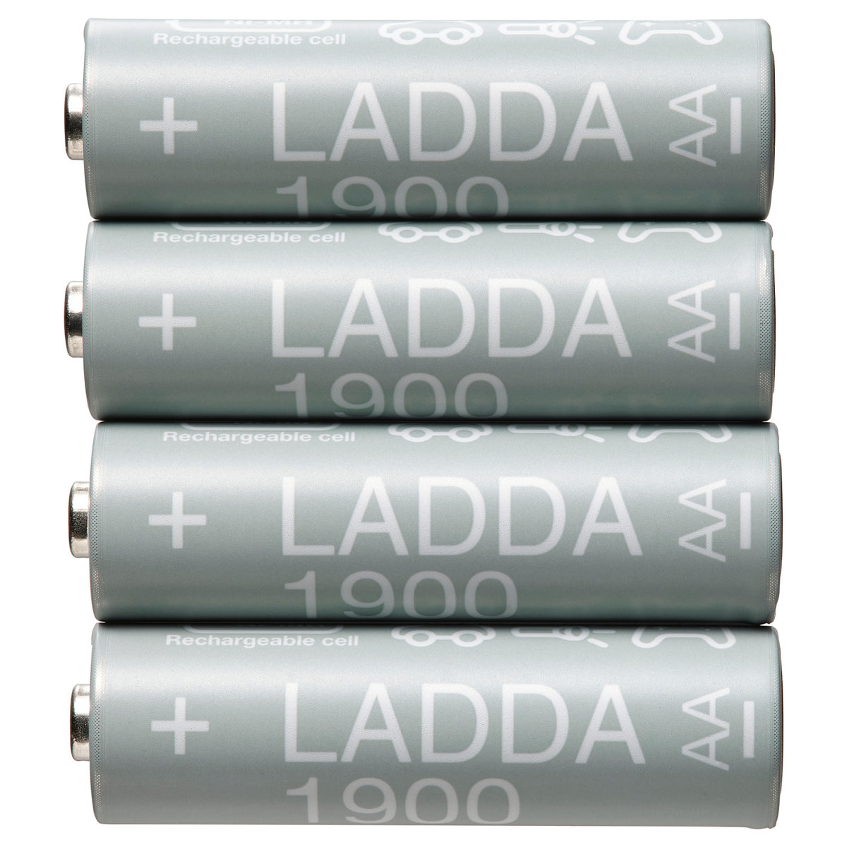 LADDA rechargeable battery, 1900mAh