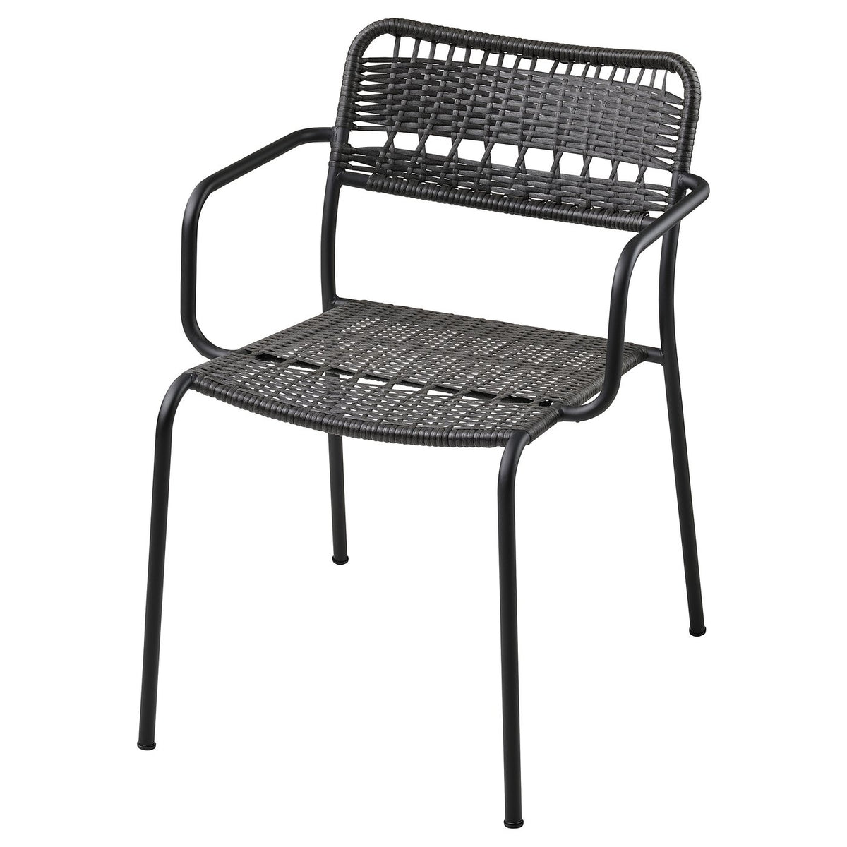 LÄCKÖ Chair with armrests, outdoor