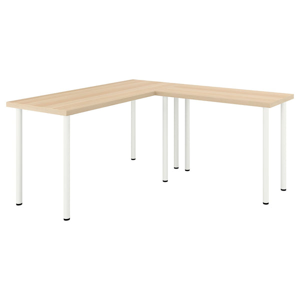 LAGKAPTEN / LINNMON L-shaped desk