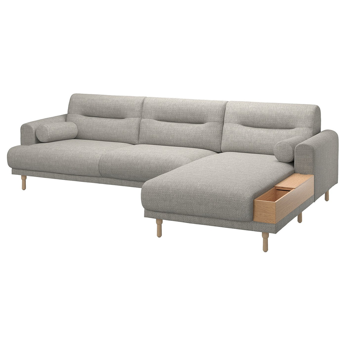 LÅNGARYD 3-seat sofa w chaise longue, right