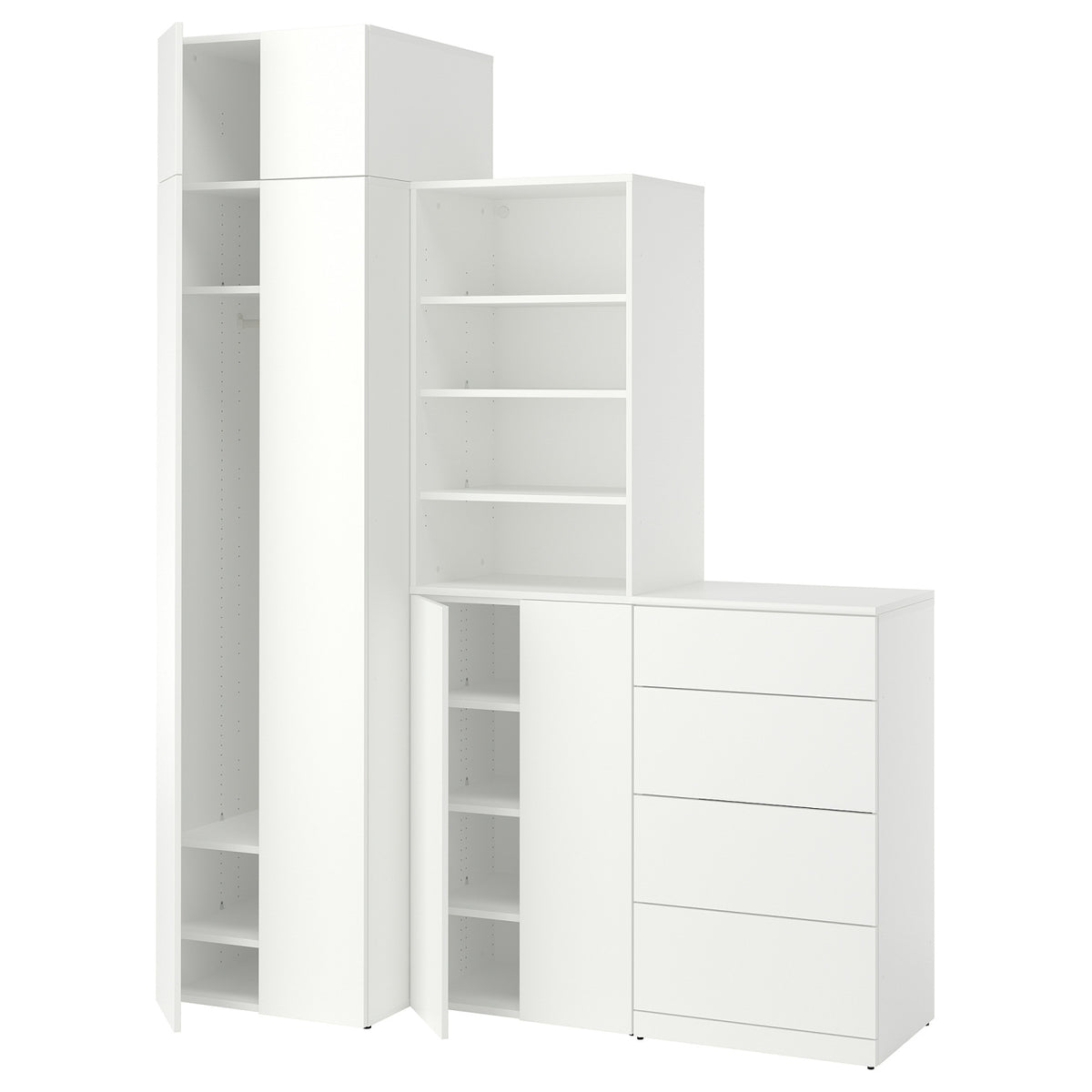 LASTARE wardrobe combination, 180x62x237 cm