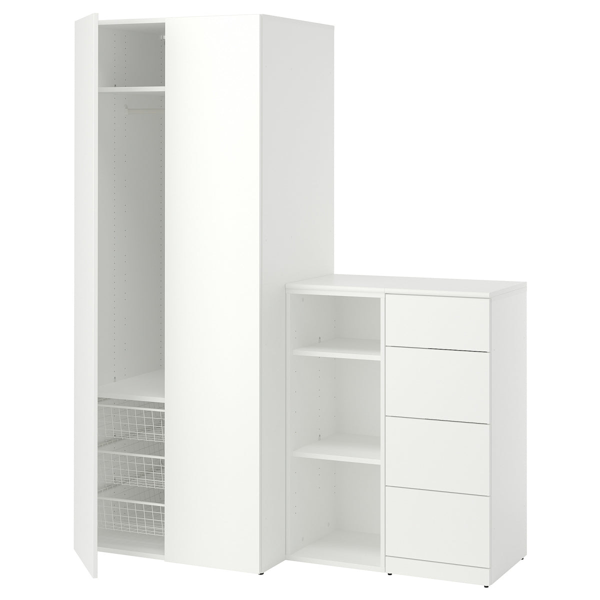 LASTARE wardrobe combination, 160x62x201 cm