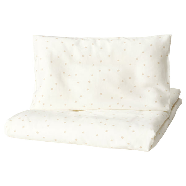 LEN duvet cover 1 pillowcase for cot, 110x125/35x55 cm