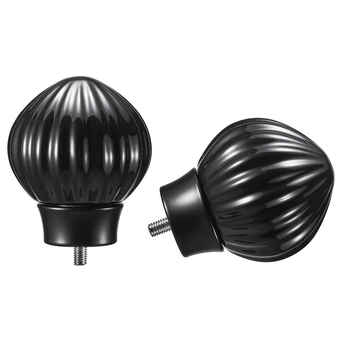 LERBRONIA finials, 1 pair