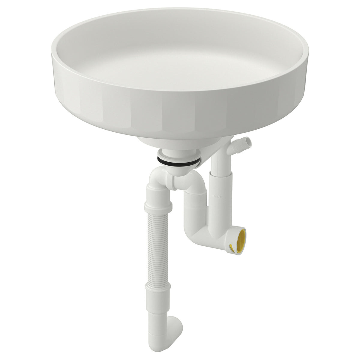 LERSJÖN countertop wash-basin w water trap