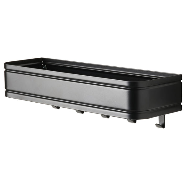 LILLASJÖN wall shelf with 5 hooks