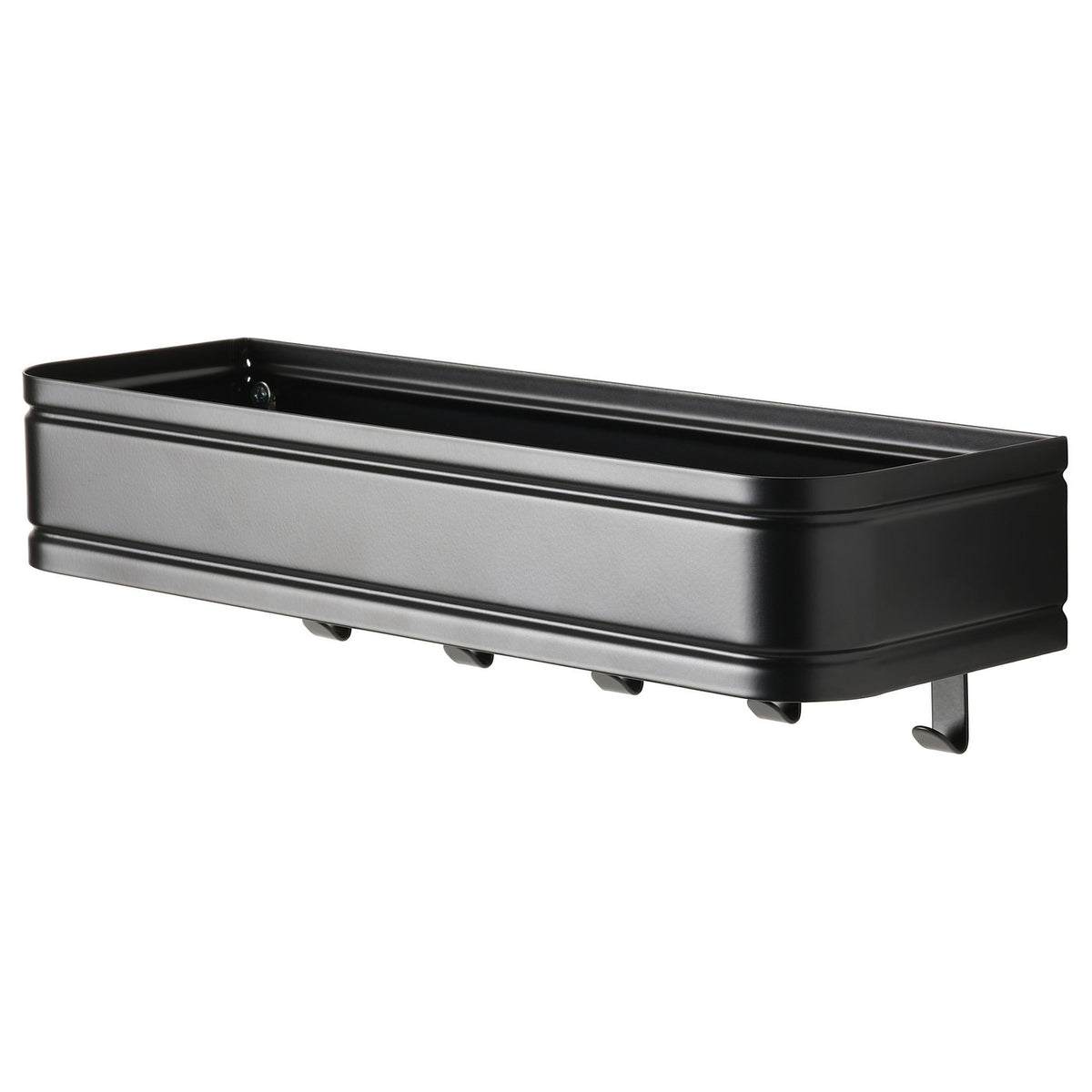 LILLASJÖN wall shelf with 5 hooks