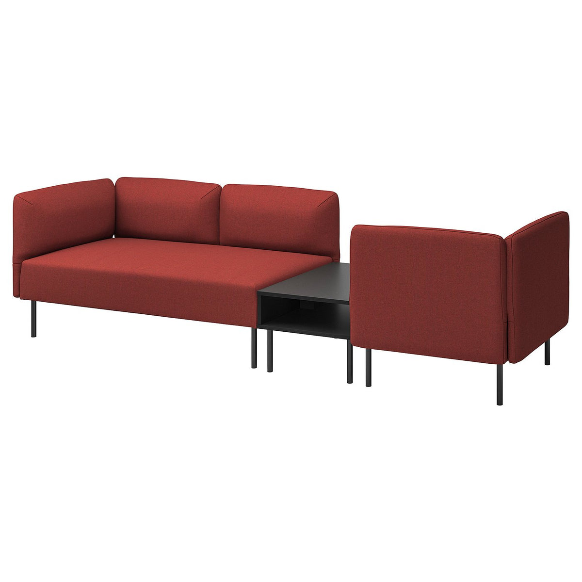 LILLEHEM 3-seat modular sofa with side table