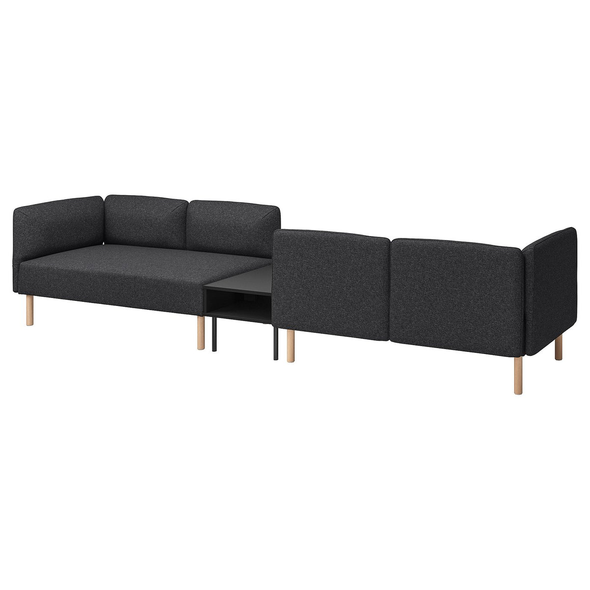 LILLEHEM 4-seat modular sofa with side table